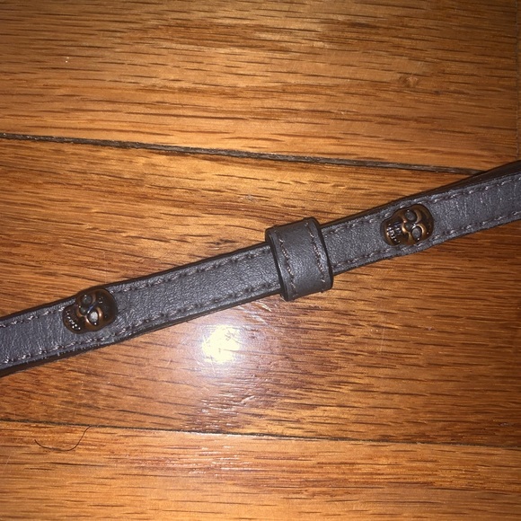 ZADIG AND VOLTAIRE HANDBAG OPTIMISTE REPTILE BEIGE - Picture 6 of 6